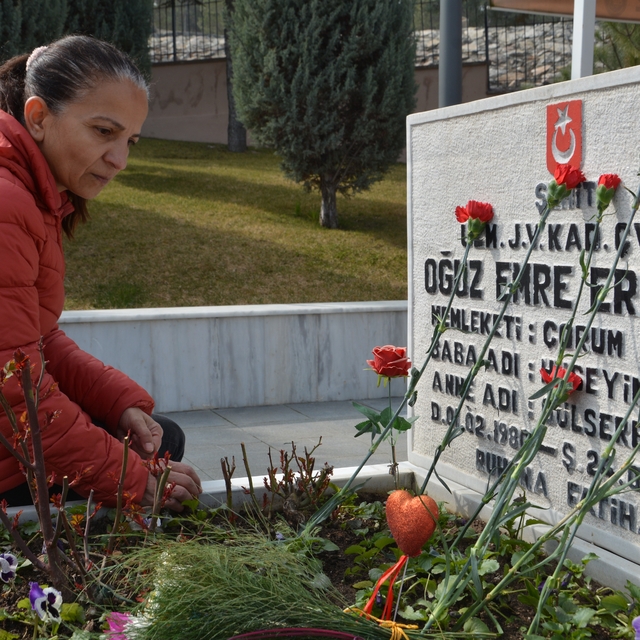 Şehit eşinden duygulandıran sözler: "Burası benim damsız evim"