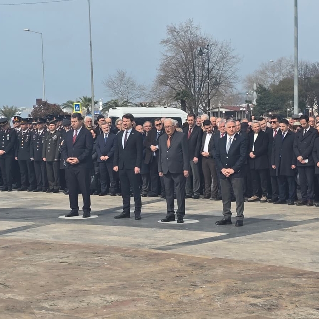 Karadeniz Ereğli'de Çanakkale Zaferi'nin 111. yılı törenle anıldı
