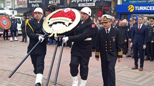 Çanakkale Zaferi'nin 111. yıldönümü Çaycuma'da törenlerle kutlandı