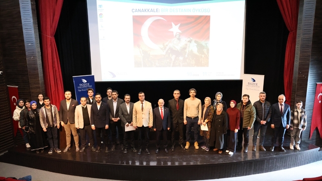 Düzce Üniversitesi'nde Çanakkale Zaferinin 111. yılı kutlandı