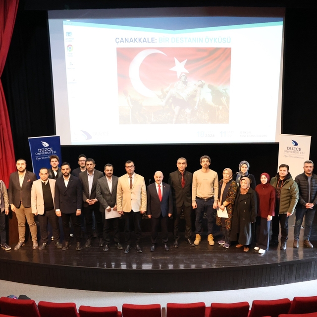 Düzce Üniversitesi'nde Çanakkale Zaferinin 111. yılı kutlandı