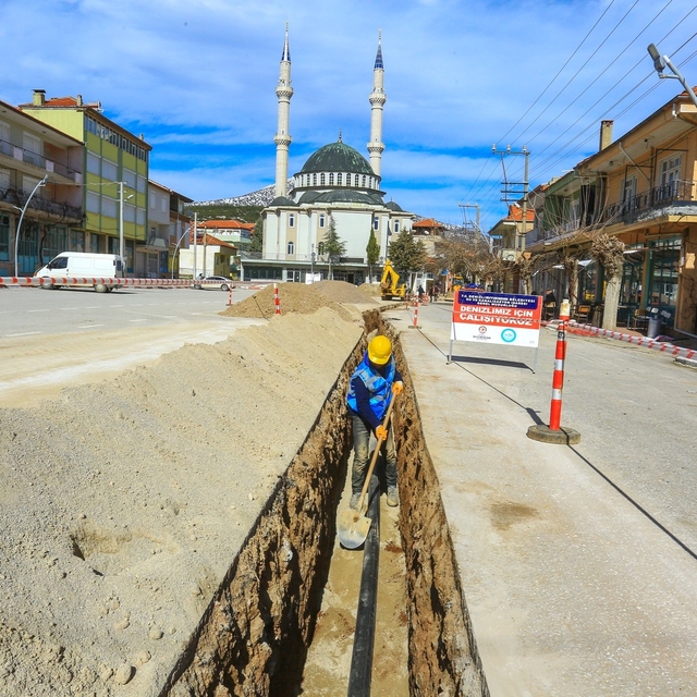 Tavas Kızılca'da 28 kilometrelik hat tamamlandı