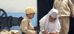 Minik yürekler, Çanakkale ruhunu sahneye taşıdı