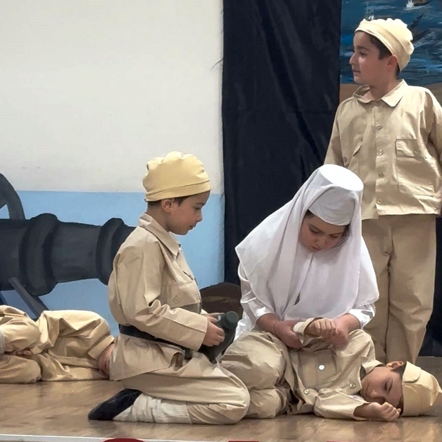 Minik yürekler, Çanakkale ruhunu sahneye taşıdı