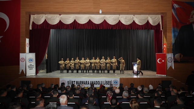 Siirt'te 18 Mart Şehitleri Anma Günü kutlandı
