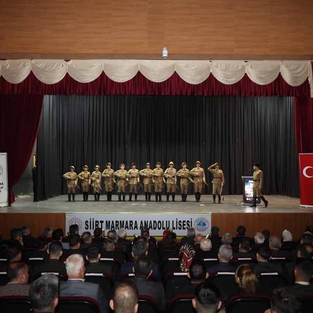 Siirt'te 18 Mart Şehitleri Anma Günü kutlandı