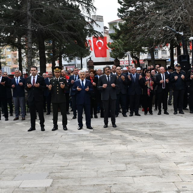 Beyşehir, Akşehir ve Hüyük'te şehitler anıldı