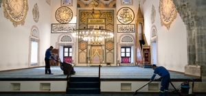 Yıldırım'da camilere bayram temizliği