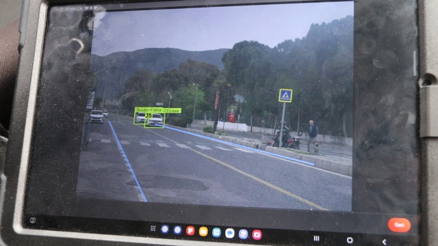 Fethiye'de yapay zekalı radarlar şehir içinde devrede