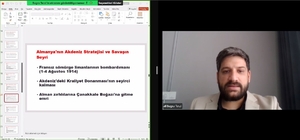 BARÜ’de Çanakkale Cephesi ve 18 Mart Boğaz Zaferi anlatıldı