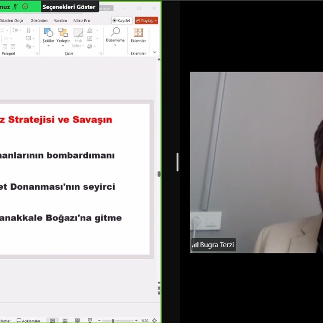 BARÜ'de Çanakkale Cephesi ve 18 Mart Boğaz Zaferi anlatıldı