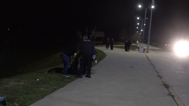 Bafra'da alkollü kadın ekipleri alarma geçirdi