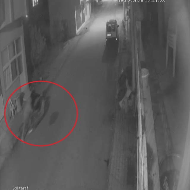 Park halindeki motosikleti çaldılar