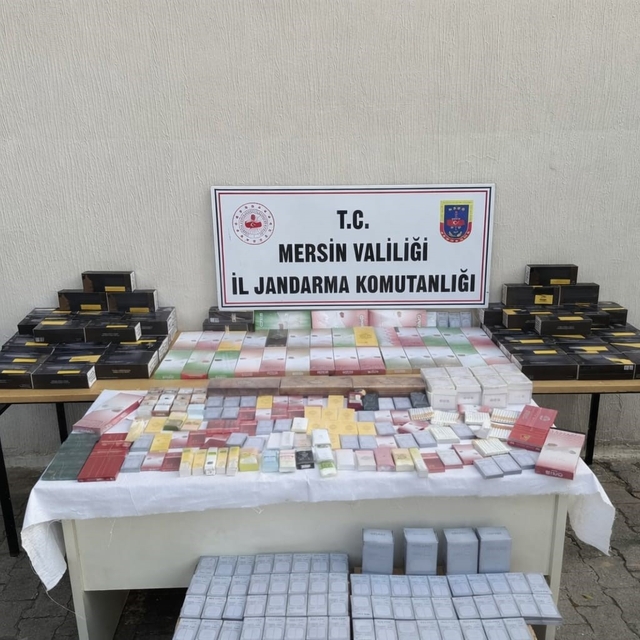 Mersin'de sigara kaçakçılığıyla mücadele 1 şüpheli yakalandı