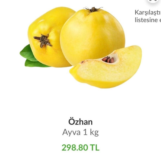 Ayvayı yiyemedik...Kilosu 300 liraya dayandı; lüks oldu
