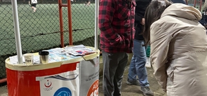 Ramazan turnuvasında sağlık standı