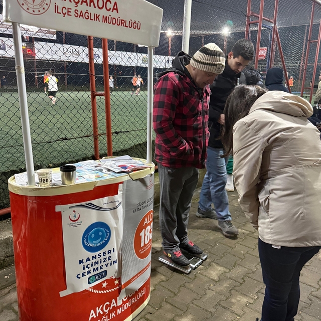 Ramazan turnuvasında sağlık standı