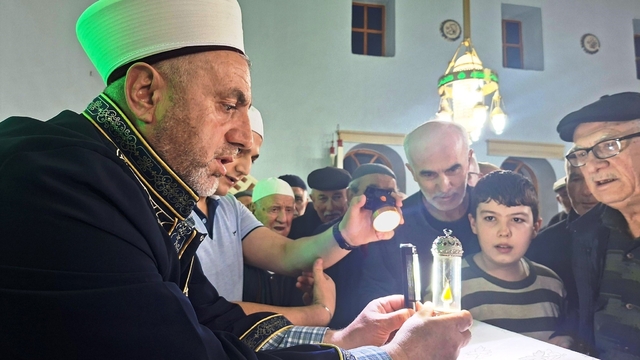 Hisarcık'ta sakal-ı şerif ziyareti