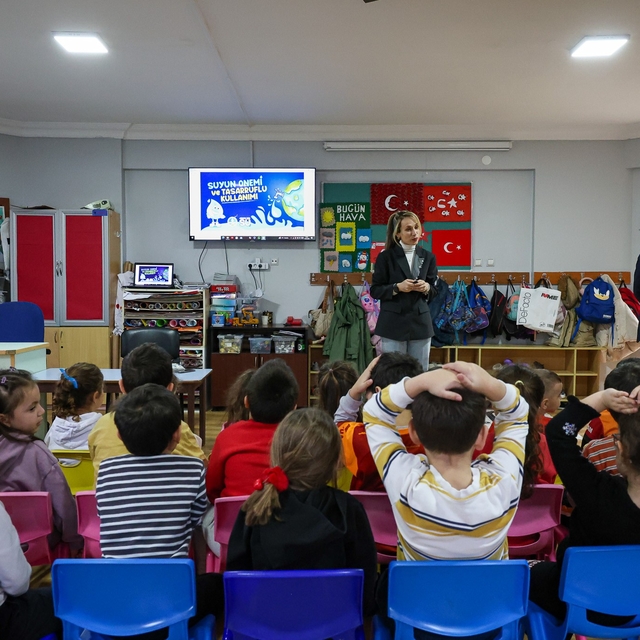 Minik öğrenciler 'Su Müfettişi' ilan edildi