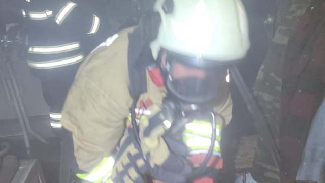 Kırıkhan'da ev yangını