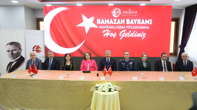 Eskişehir Valiliği tarafından bayramlaşma töreni yapıldı