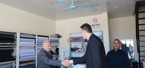 Hasankeyf Kaymakamı İmrak esnaf ziyaretinde bulundu