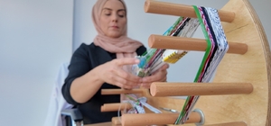 Siirt Olgunlaşma Enstitüsünden "Filistin" temalı kolye çalışması Olgunlaşma Enstitüsünden Filistin’e destek