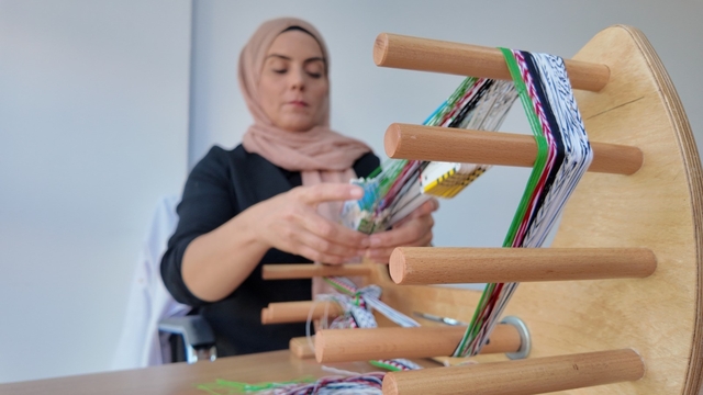 Siirt Olgunlaşma  Enstitüsünden "Filistin" temalı kolye çalışması
Olgunlaşma Enstitüsünden Filistin'e destek