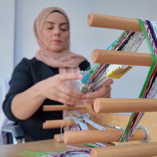 Siirt Olgunlaşma  Enstitüsünden "Filistin" temalı kolye çalışması
Olgunlaşm...