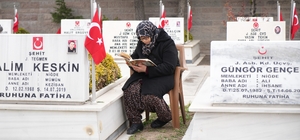 Niğde’de bayram arifesinde şehitlikler ziyaret edildi