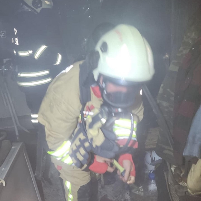 Kırıkhan'da ev yangını