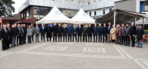 Terme’de bayramlaşma töreni düzenlendi