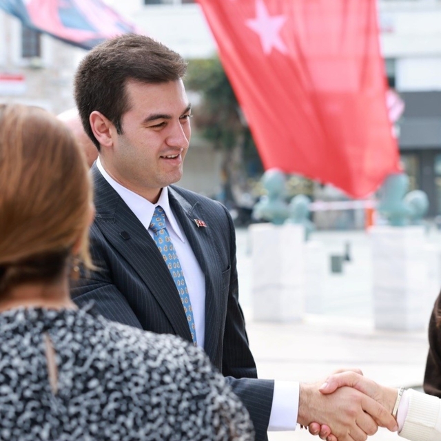 Başkan Tamer Mandalinci belediye personeli ile bayramlaştı