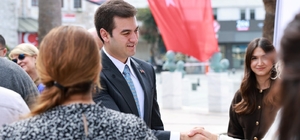 Başkan Tamer Mandalinci belediye personeli ile bayramlaştı