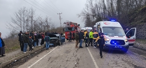Ordu'da iki ayrı trafik kazasında 12 kişi yaralandı