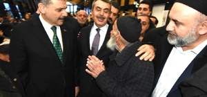 Bakan Çiftçi ve Bakan Tekin, Erzurum'da 4 bin kişiyle iftarda buluştu