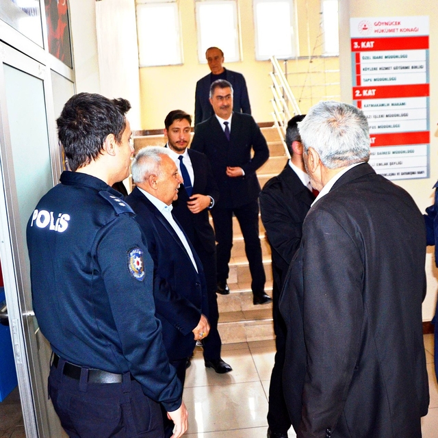 Göynücek'te bayramlaşma töreni düzenlendi