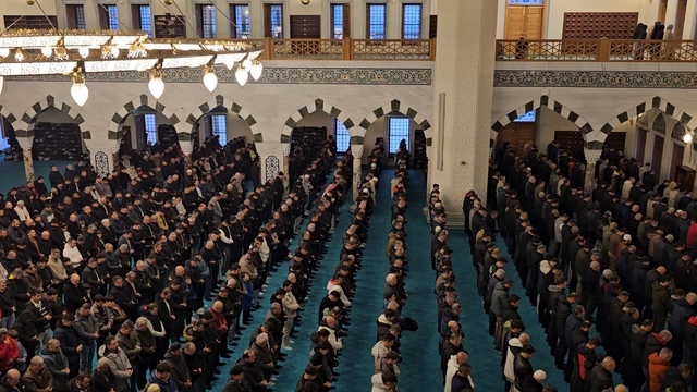 Zonguldak Uzun Mehmet Camii'nde Ramazan Bayramı coşkusu