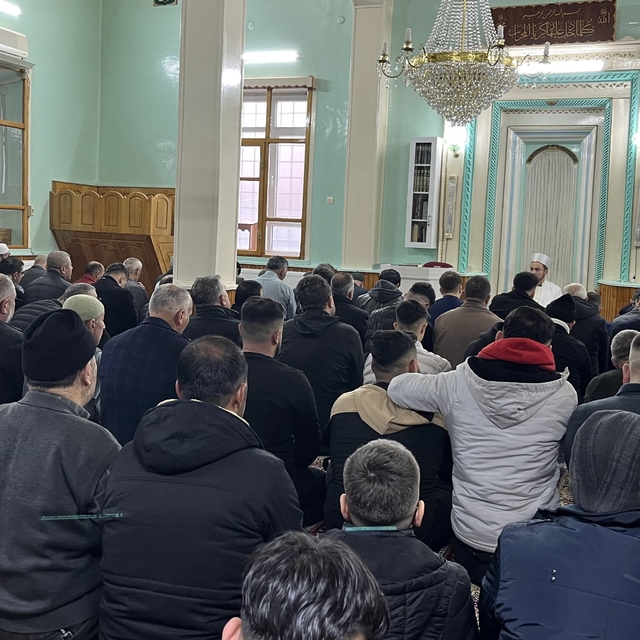 Karapınar'da Bayram Namazında camiler doldu