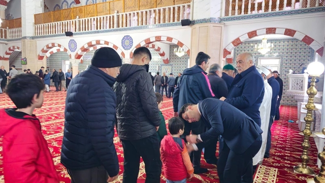 Almus'ta bayramlaşma programı yapıldı