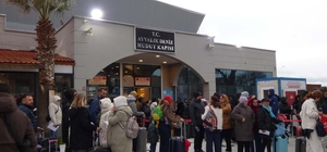 Ayvalık Deniz Hudut Kapısı'nda 'Midilli' yoğunluğu bu bayram azaldı