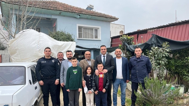 Kaymakam Dalak, şehit ve gazi ailelerini bayramda da yalnız bırakmadı