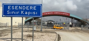 Esendere Sınır kapısı bu bayram sessizlik yaşıyor