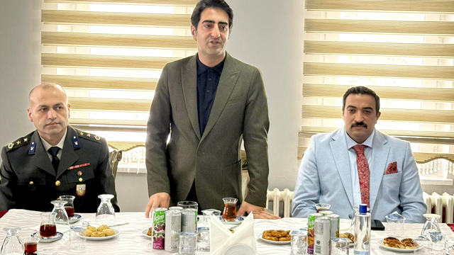 Sarıkamış'ta bayramlaşma töreni düzenlendi