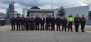 Serik Kaymakamı Cemal Şahin, trafik denetimine katıldı