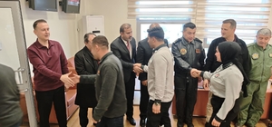 Şırnak Şerafettin Elçi Havalimanında bayramlaşma töreni