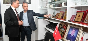 Şehit ailesine bayram ziyareti