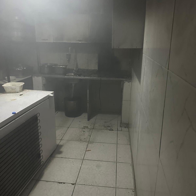 Kurtalan'da yemek işletmesinde yangın