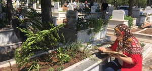 Bayramın ilk günü mrzarlıklarda yoğunluk Vatandaşlarda Büyükşehir'e tam not