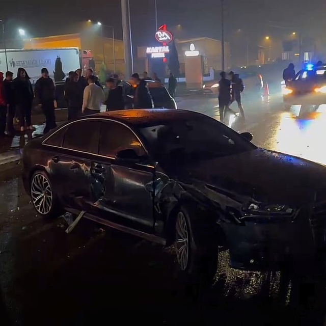 Bartın'da 4 araçlı zincirleme kaza: 2 yaralı